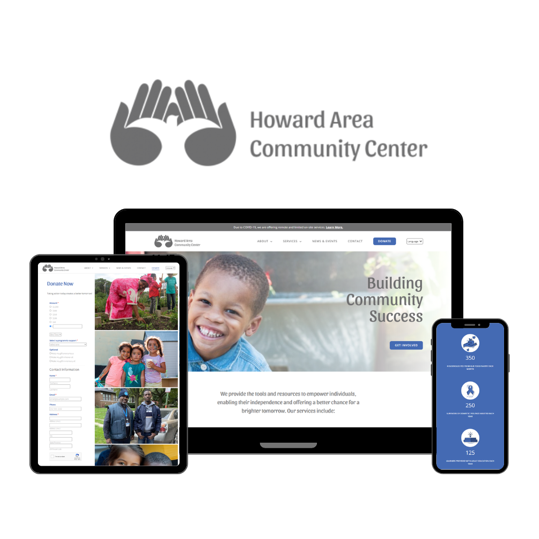 Hoan Marketing has partnered with Howard Area Community Center (HACC) of Chicago, IL for custom WordPress website design services.