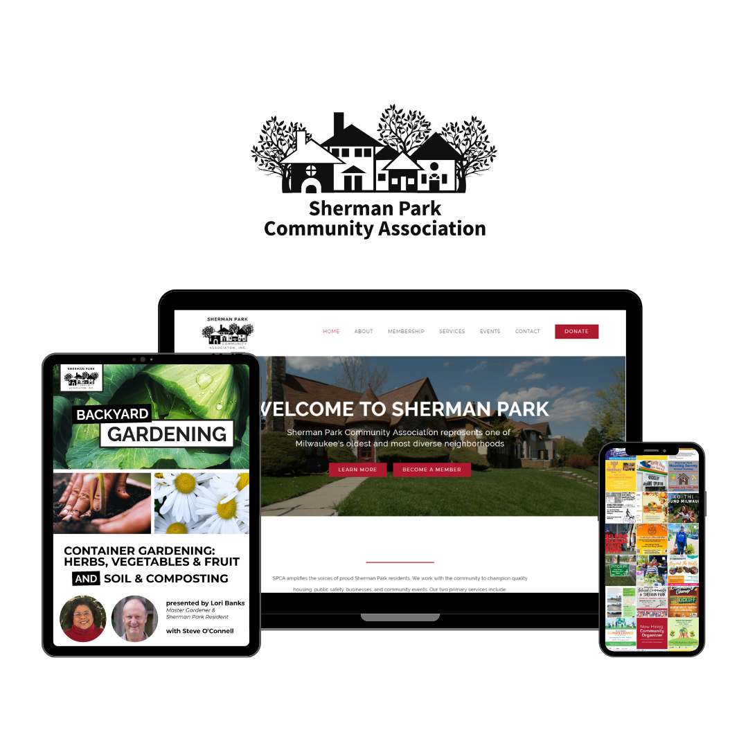 Hoan Marketing has partnered with Sherman Park Community Association, which empowers Milwaukee families, for custom WordPress website design services.