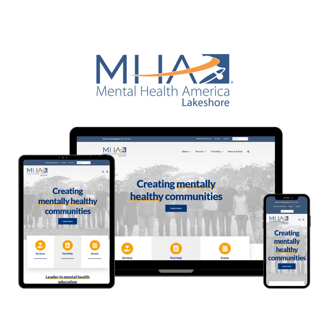 Hoan Marketing is proud to support mission-driven organizations like Mental Health America Lakeshore with our website design and digital marketing services.