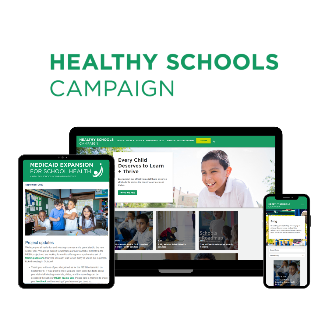 Hoan Marketing is proud to support mission-driven organizations like Healthy Schools Campaign with digital marketing services.