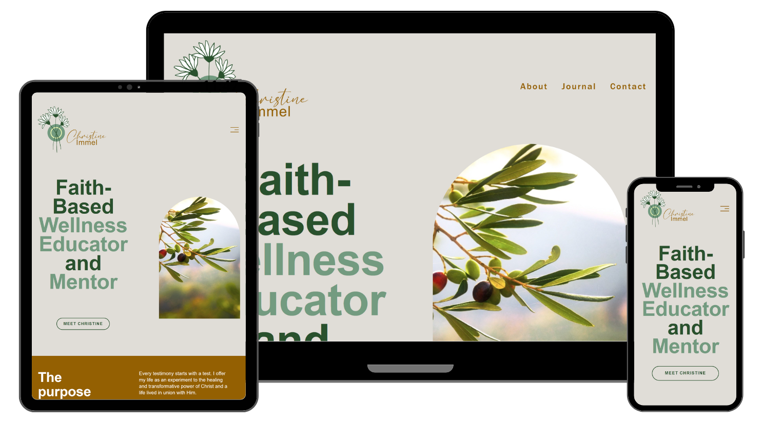 Hoan Marketing is proud to support mission-driven leaders like Christine Immel with our website design services.