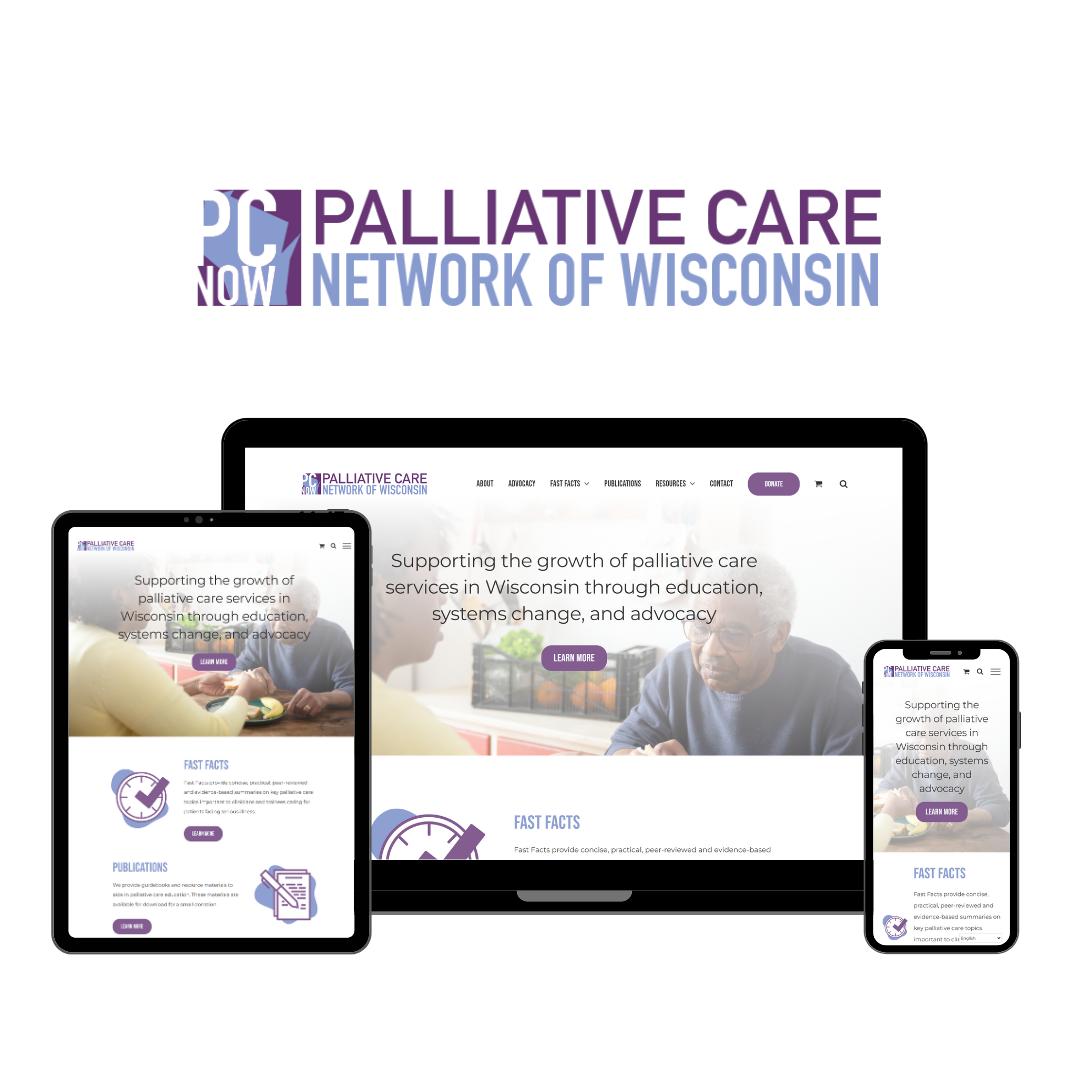 Hoan Marketing is proud to support mission-driven organizations like the Palliative Care Network of Wisconsin with our website design services.