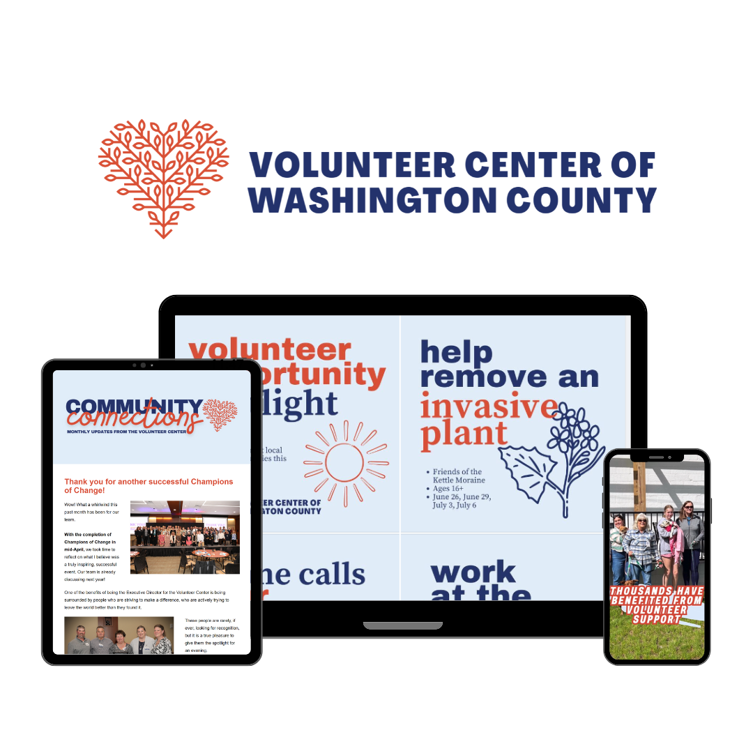 Hoan Marketing is proud to support mission-driven organizations like the Volunteer Center of Washington County with our digital marketing services.