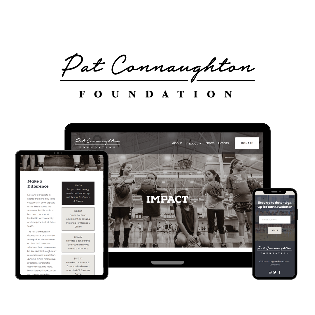 Hoan Marketing is proud to support mission-driven organizations like the Pat Connaughton Foundation with our website design services.