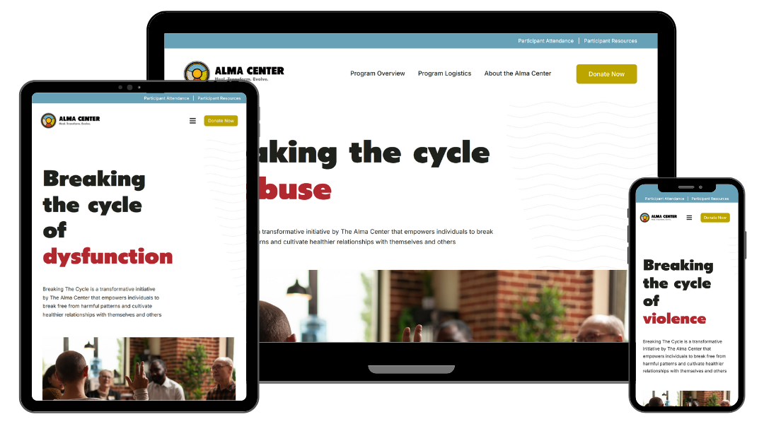 Hoan Marketing is proud to support mission-driven organizations like the Alma Center with our website design services.