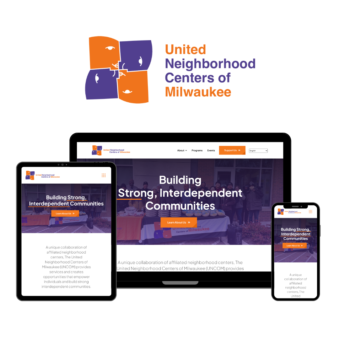 Hoan Marketing is proud to support mission-driven organizations like United Neighborhood Centers of Milwaukee (UNCOM) with our website design services.