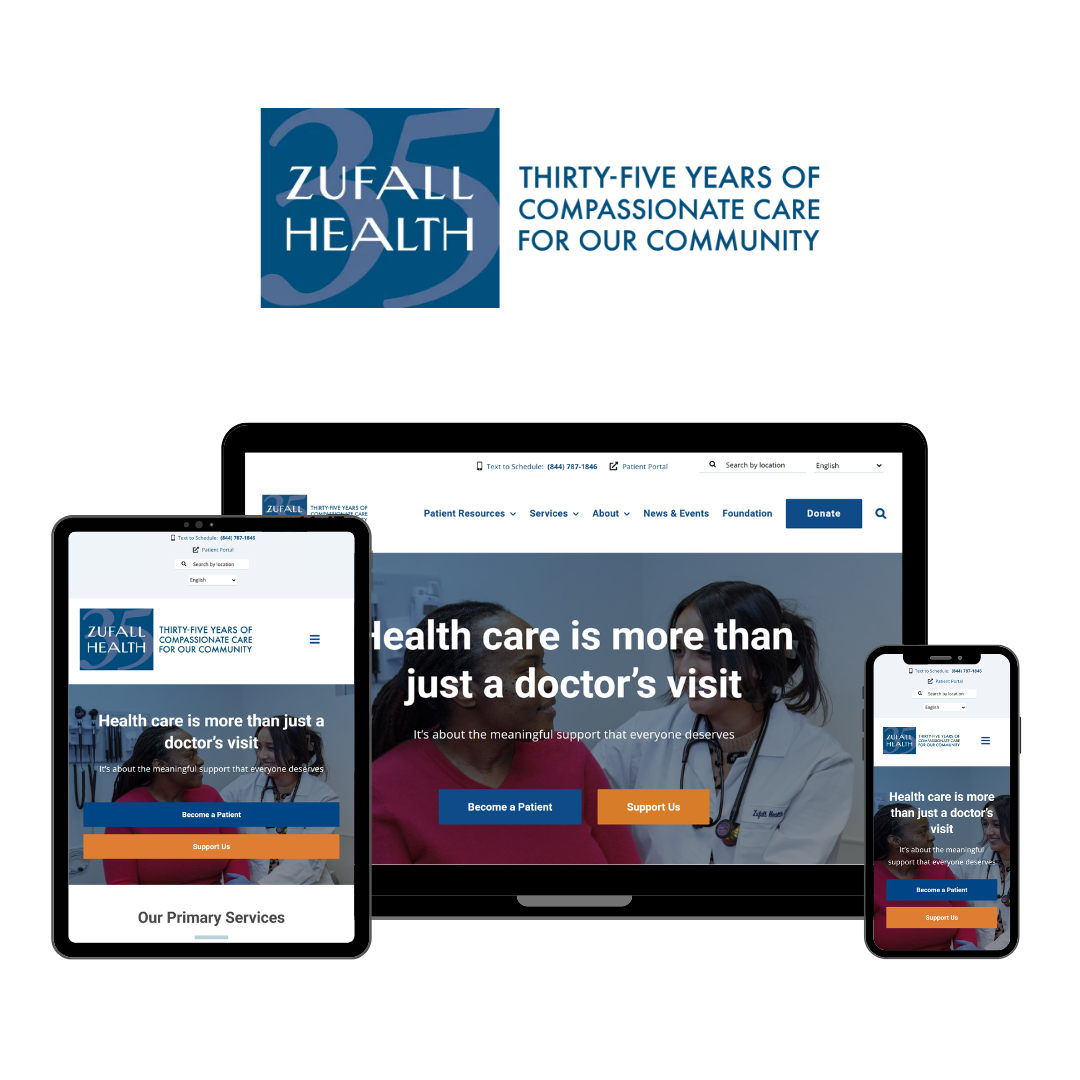 Hoan Marketing is proud to support mission-driven organizations like the Zufall Health Center with our website design services.